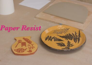 This video is part of the Transferer toolkit techniques series and will show you how to use the paper resist decorating technique.