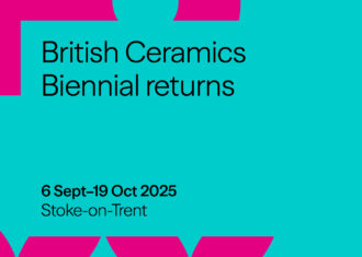 British Ceramics Biennial returns 6 Sept -19 Oct 2025.